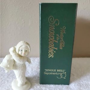 **BOGO! (see below) Dept 56 Snowbabies “Jingle Bell” porcelain bisque figurine